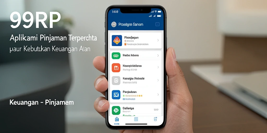 Antarmuka aplikasi 99RP yang sederhana dan mudah digunakan.