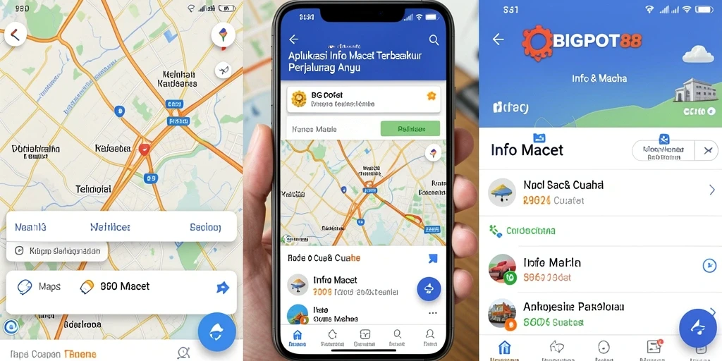 Tampilan antarmuka aplikasi BIGPOT88 yang menampilkan informasi macet.
