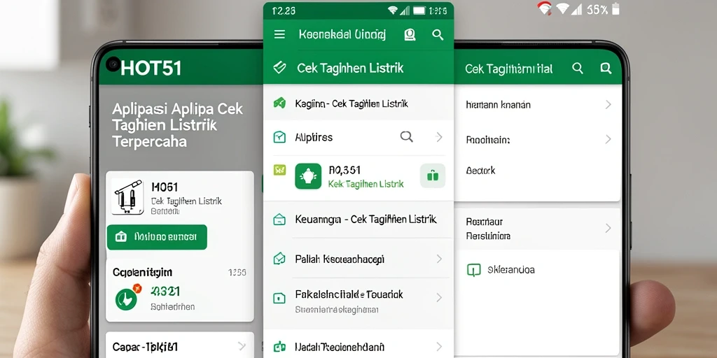 Tampilan antarmuka pengguna HOT51 yang intuitif dan menarik.